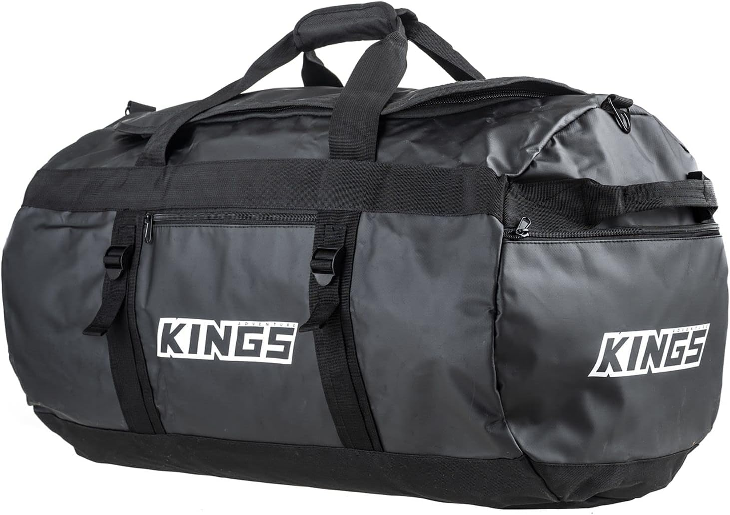 Kings 80L Extra-Large PVC Duffle Bag Water Resistant Heavy Duty 600D Polyester image number 4