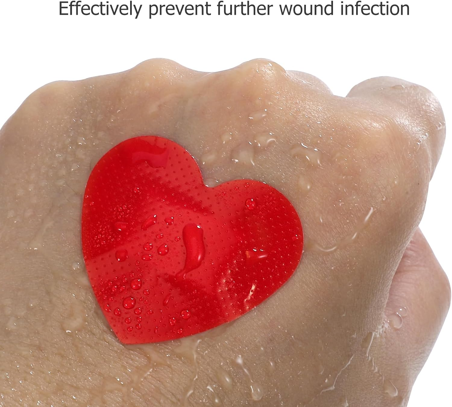 FOMIYES Heart-Shaped Plasters 25Pcs Cute Hydrocolloids Patches for Kids Breathable and Waterproof Adhesive Wounds Bandages for Home Use image number 4