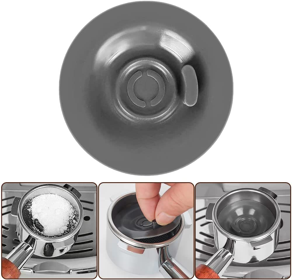 2 Pack 54 Mm Cleaning Disc Blind Filter Backflush Disk Compatible with Coffee Machine BES500 BES810 BES840 BES860 BES870 BES880 Rubber Disk image number 6