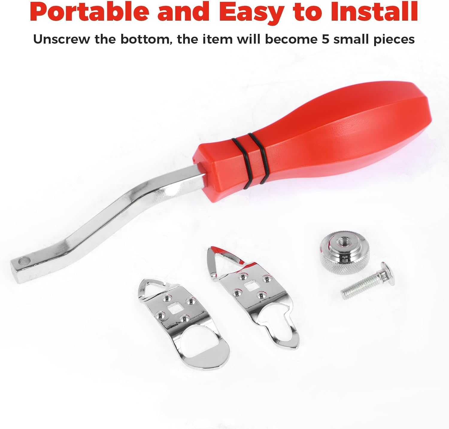 Windshield Locking Strip Tool Car Windscreen Removal & Installation Tools Steel & Plastic Windshield Seal Strip Remover Windshield Glue Removal Tool Car Repair Accessories image number 3