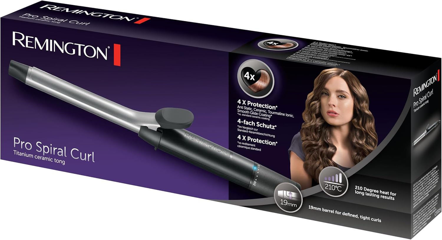 Remington Pro Spiral CI 5519 Ceramic Curling Iron image number 5
