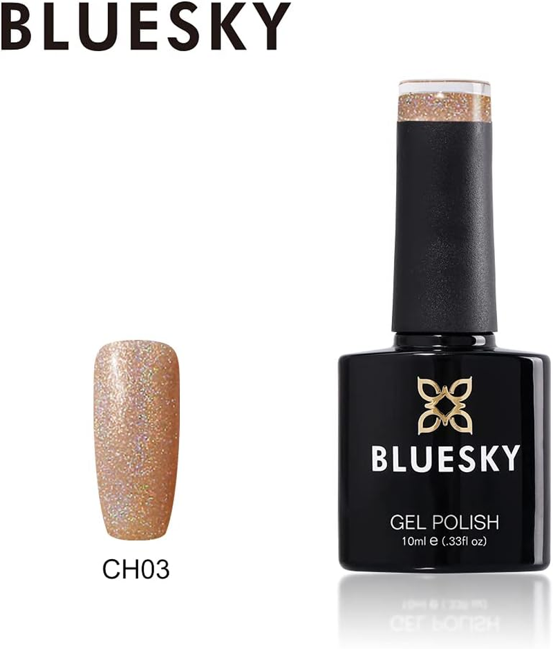 Bluesky Wish upon a Star Gel Nail Polish 10 Ml, Pink Glitter image number 1