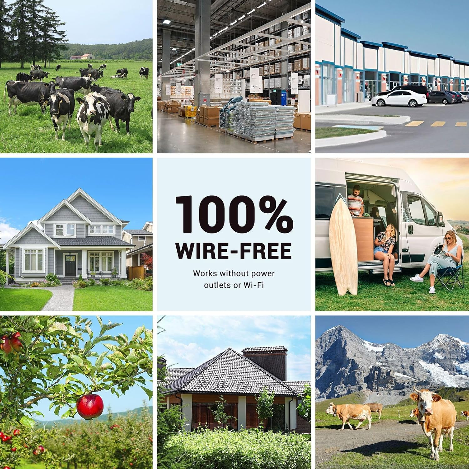 4G Home Security Camera Solar Powered Wireless CCTV Outdoor House Surveillance LTE Cellular Spy System with Dual Lens 4MP PTZ Motion Sensor Batteries image number 5