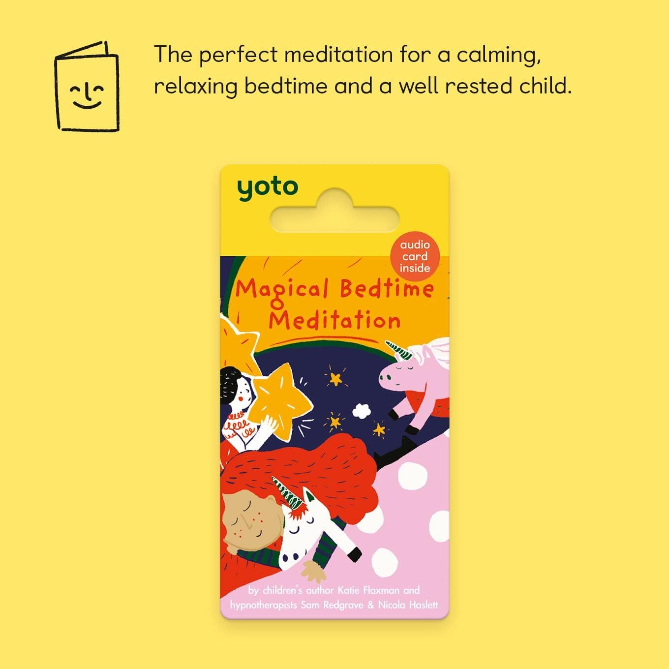 Yoto Magical Bedtime Meditation by Nicola Haslett &ndash; Kids Audio Card for Use with Player & Mini All-In-1 Audio Player, Screen-Free Listening with Relaxing Sleep & Winding down Exercises, Ages 3+