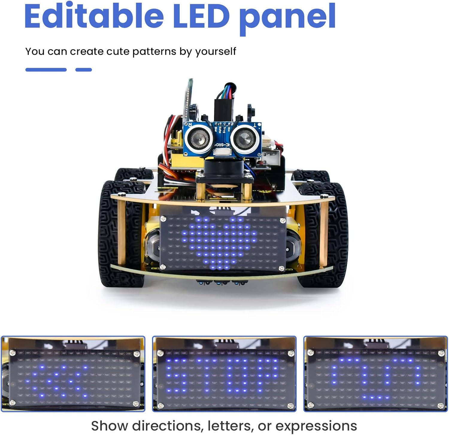 R3 Smart Robot Car Kit for Arduino and Scratch Robotics for Youth Ages 14+ Cool Engineering Building Kit, STEM Science Kits Coding Gifts for Boys Girls Teens Adults 15+ image number 6