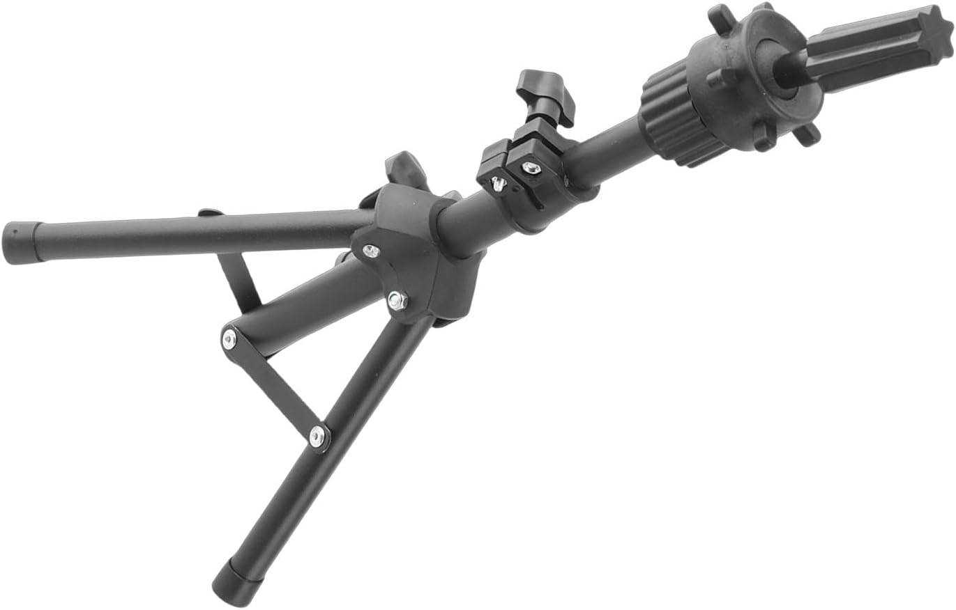 Mannequin Head Stand, Adjustable Cosmetology Wig Stand Tripod, Non Slip Base Training Tripod, Mannequin Head Stand Metal Mini Wig Head Stand for Hairdressing Training image number 3