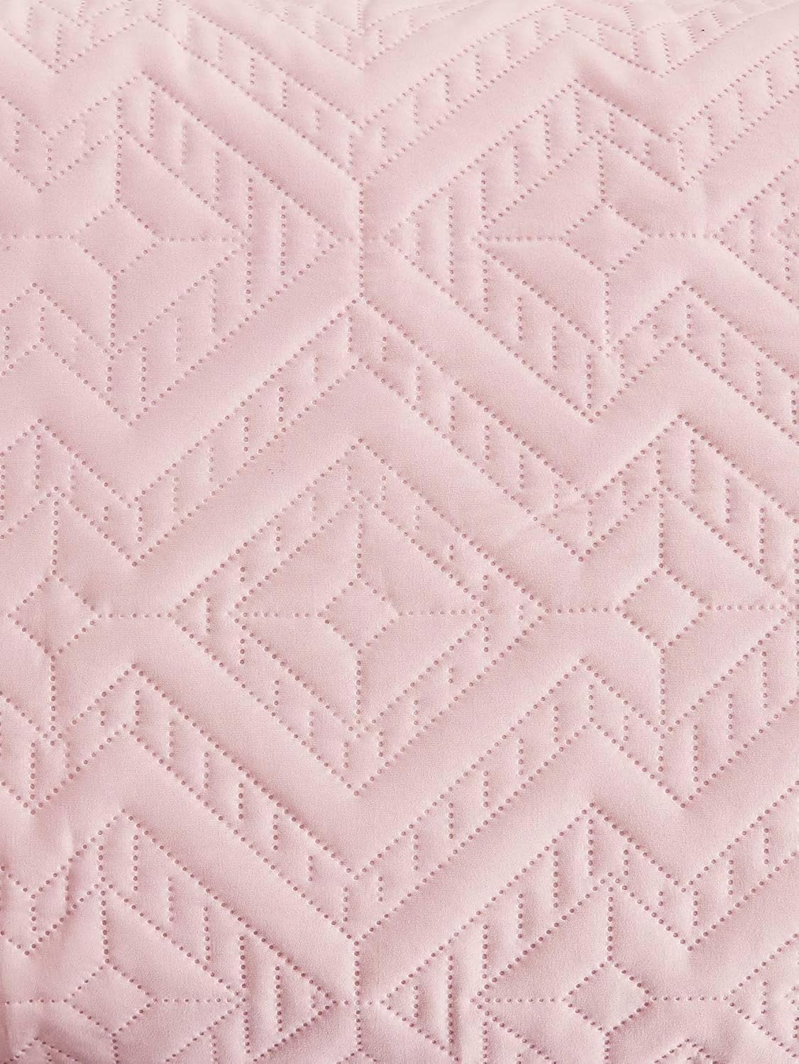 Techshining 3 Piece Bedspread Coverlet Set - Lightweight Microfiber & Cotton Fill, Reversible Pink Quilt with Pillow Shams for Twin, Full, Queen, King (Queen) image number 1