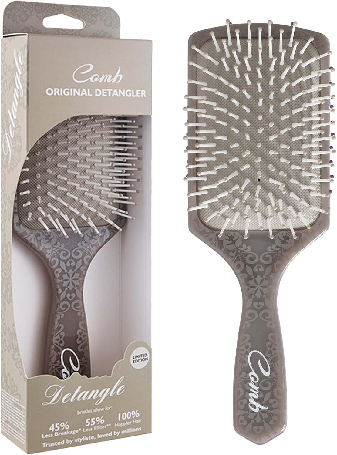 Rylae Air Cushion Comb, Massage Brush for Scalp, a Brush for Dry and Wet Hair, Curling Brush, Suitable for Curly, Straight, Thick, Thin, Damaged Hair (Brown) image number 6