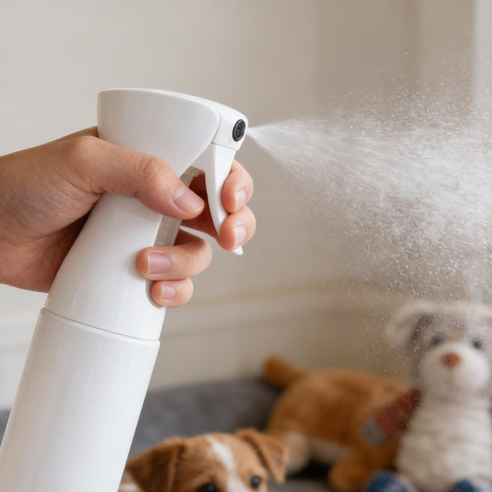 Spray Bottle, 6.8 Fl Oz (200 Ml), White, Continuous Mist, Spray, Watering, Home, Gardening, Cleaning, Pets image number 2