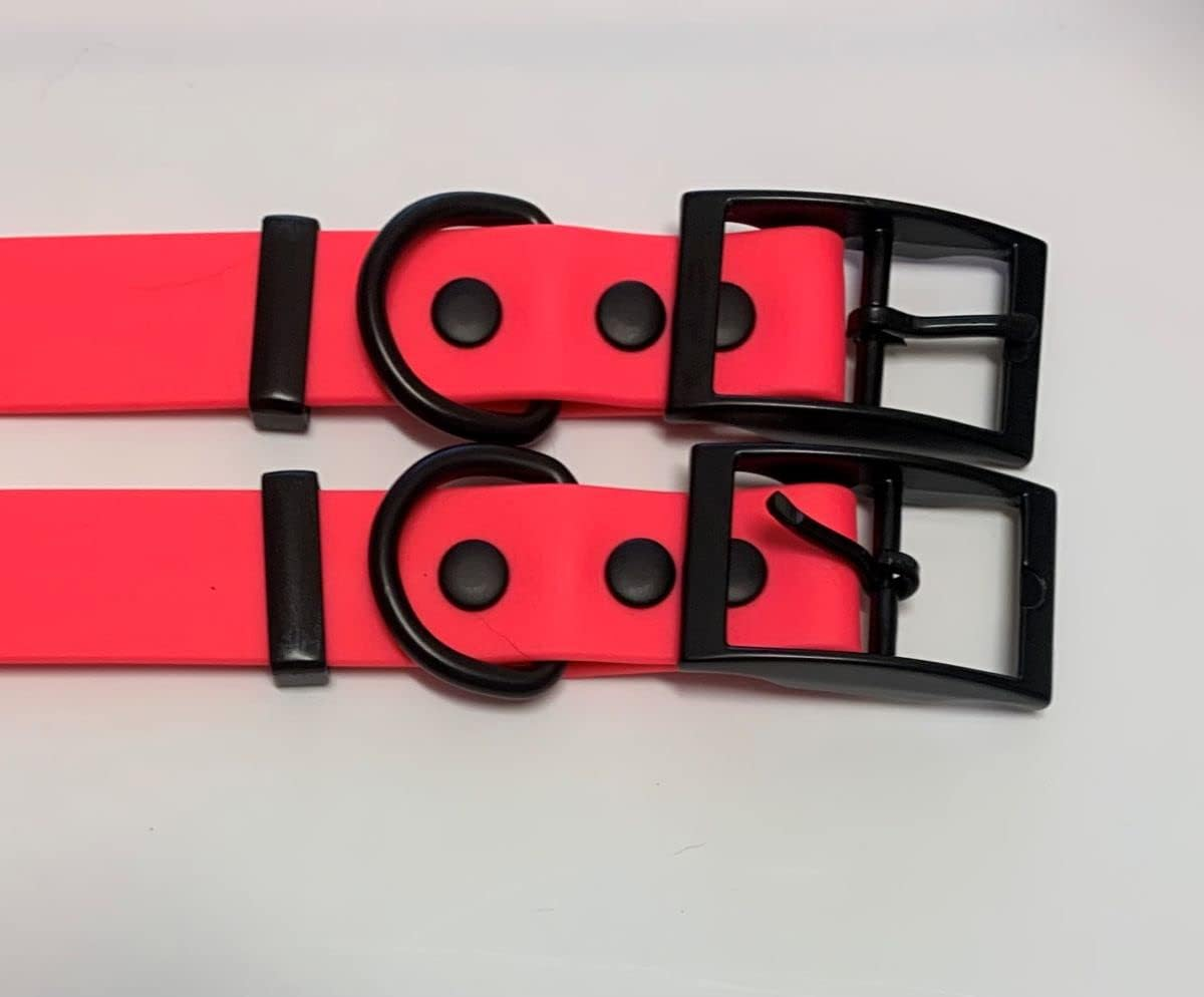 DROVERS Dog and Co Super Tuff Dog Collars- Stink Proof - Pink- Easy Clean (Medium) image number 4