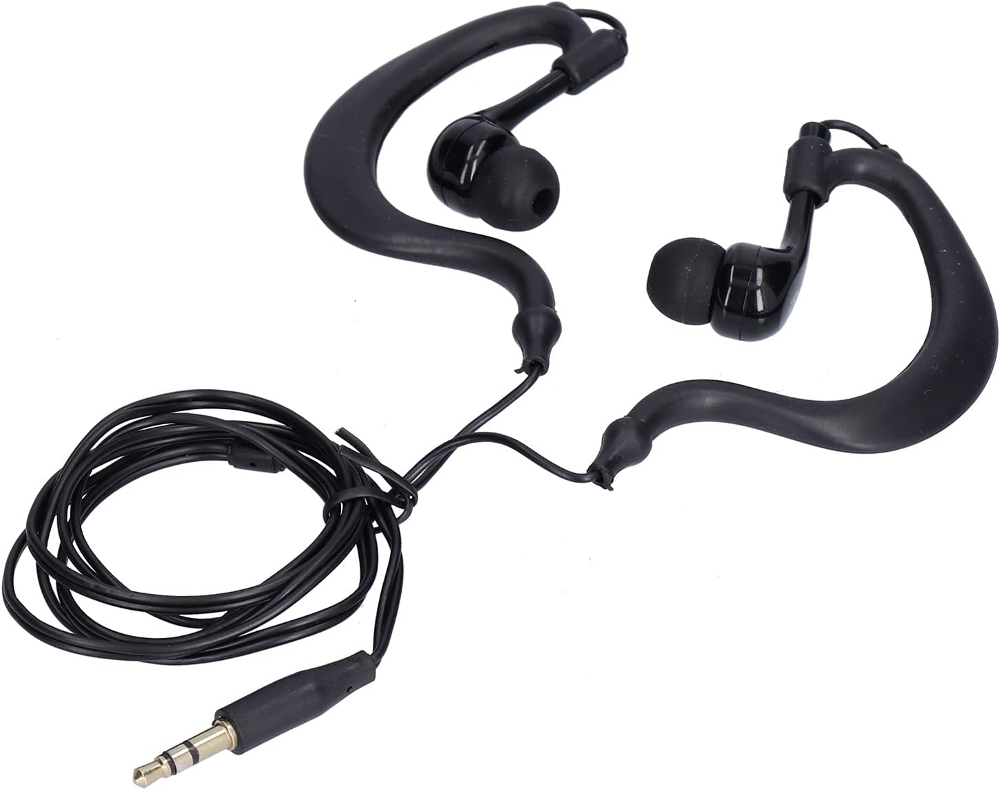 Sorandy Swimming Headphones 3.5 Mm Wired IP68 Waterproof Sports Headphones with Replacement Earplugs, White