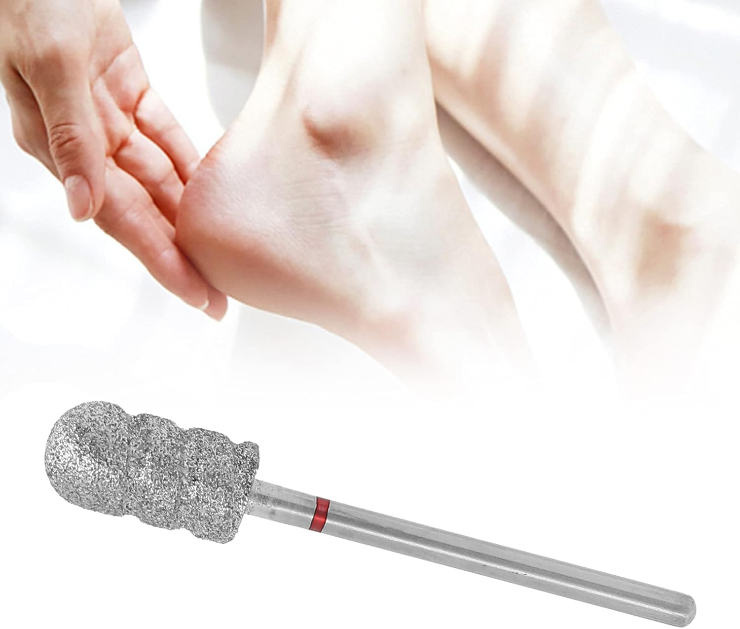 Nail Drill, Foot Dead Skin Removal Nail Drill, Pedicure Polishing Grinding Head Replacement Parts, Foot Calluses Drill (B1F)