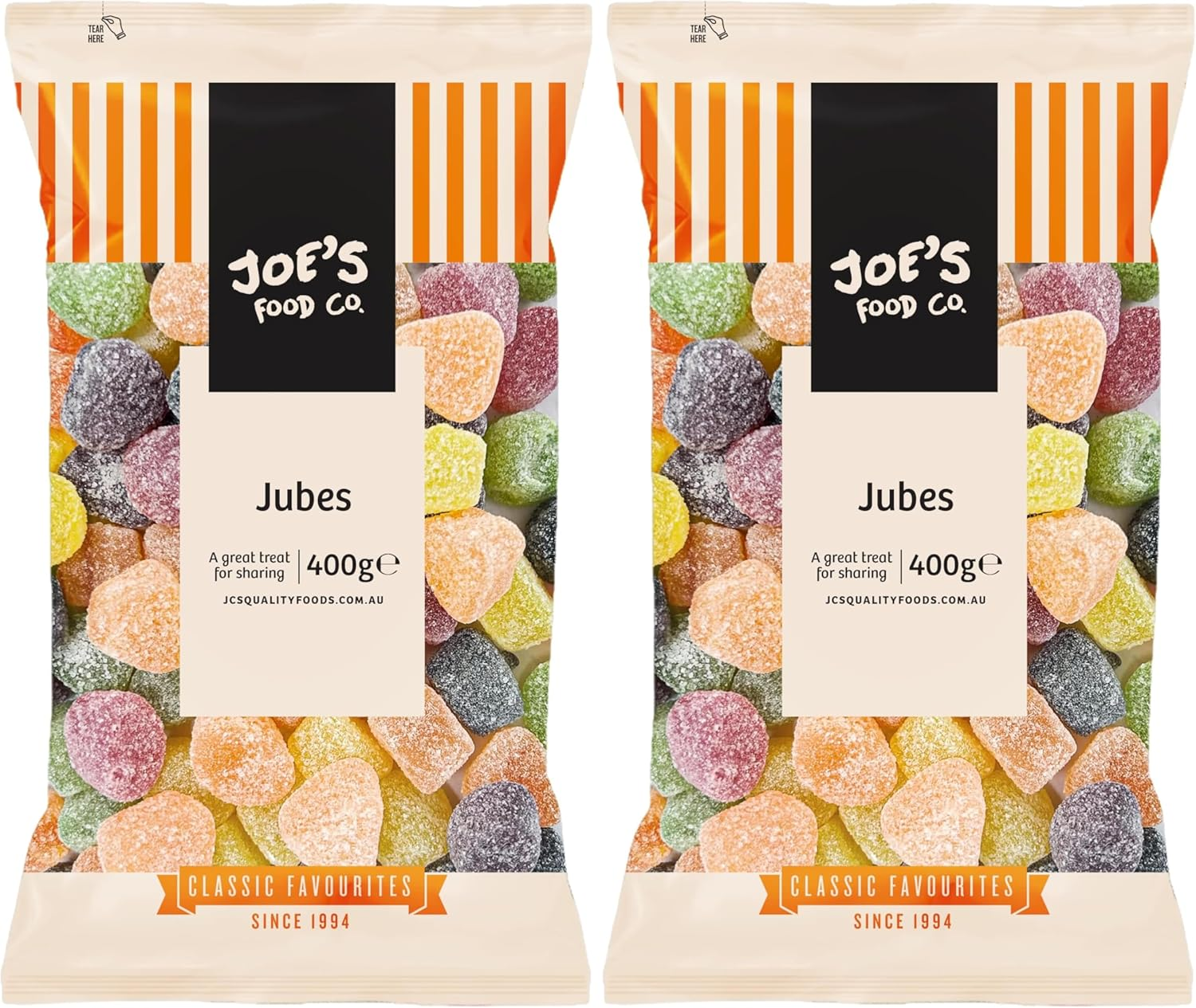 J.C.'S Quality Foods Jubes, 400G