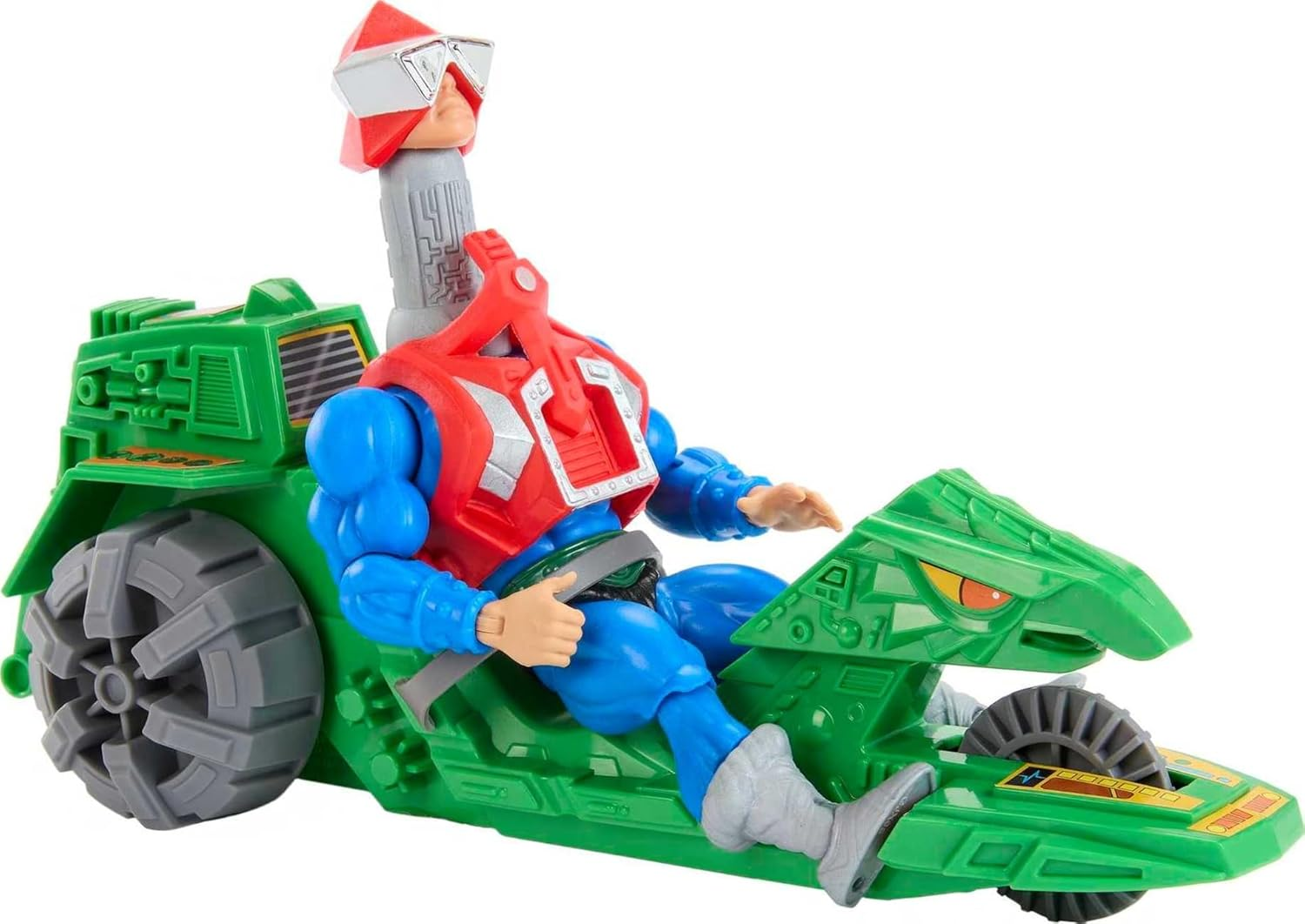 Masters of the Universe Origins Ground Ripper Und Mekaneck - Actionfigur Und Retrofahrzeug Mit Zubeh&ouml;rteilen, F&uuml;r Darstellungen Von Gut Gegen B&ouml;se, F&uuml;r Fans Ab 4 Jahren, HKM62 image number 4