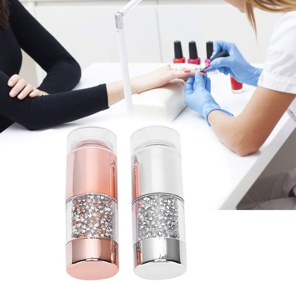 Double Head Nail Stampers Printing Scrapers Manicure Stamping Kit Silicone Stampers for Nail Art Lovers for Home Nail DIY image number 2