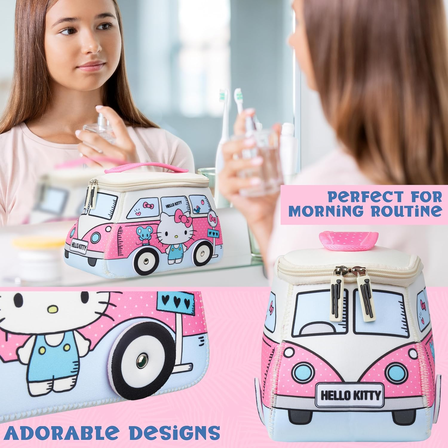 Get Trend Toiletry Bag (Pink/Multicolor) image number 4