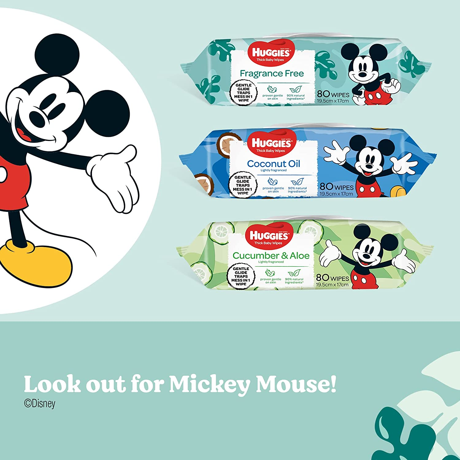 Huggies: Thick Baby Wipes - Fragrance Free (400 Pack) image number 3