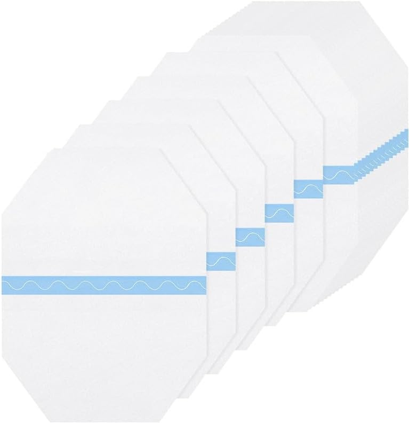 20Pcs Octagonal Self-Adhesive Cellulite Tapes Invisible Waterproof Anti-Chafing Lift and Glow Patches, Invisible Inner Thigh Lift Tape, Adhesive Transparent Body Octagon Tape for Women Leg Inner image number 2