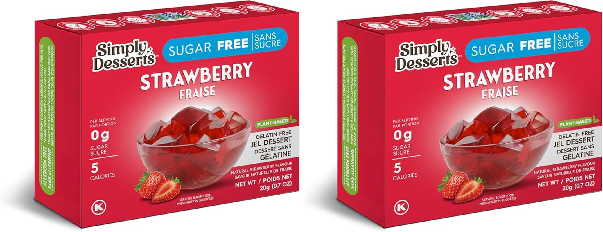 Simply Delish Strawberry Jel Dessert, 20 G image number 1