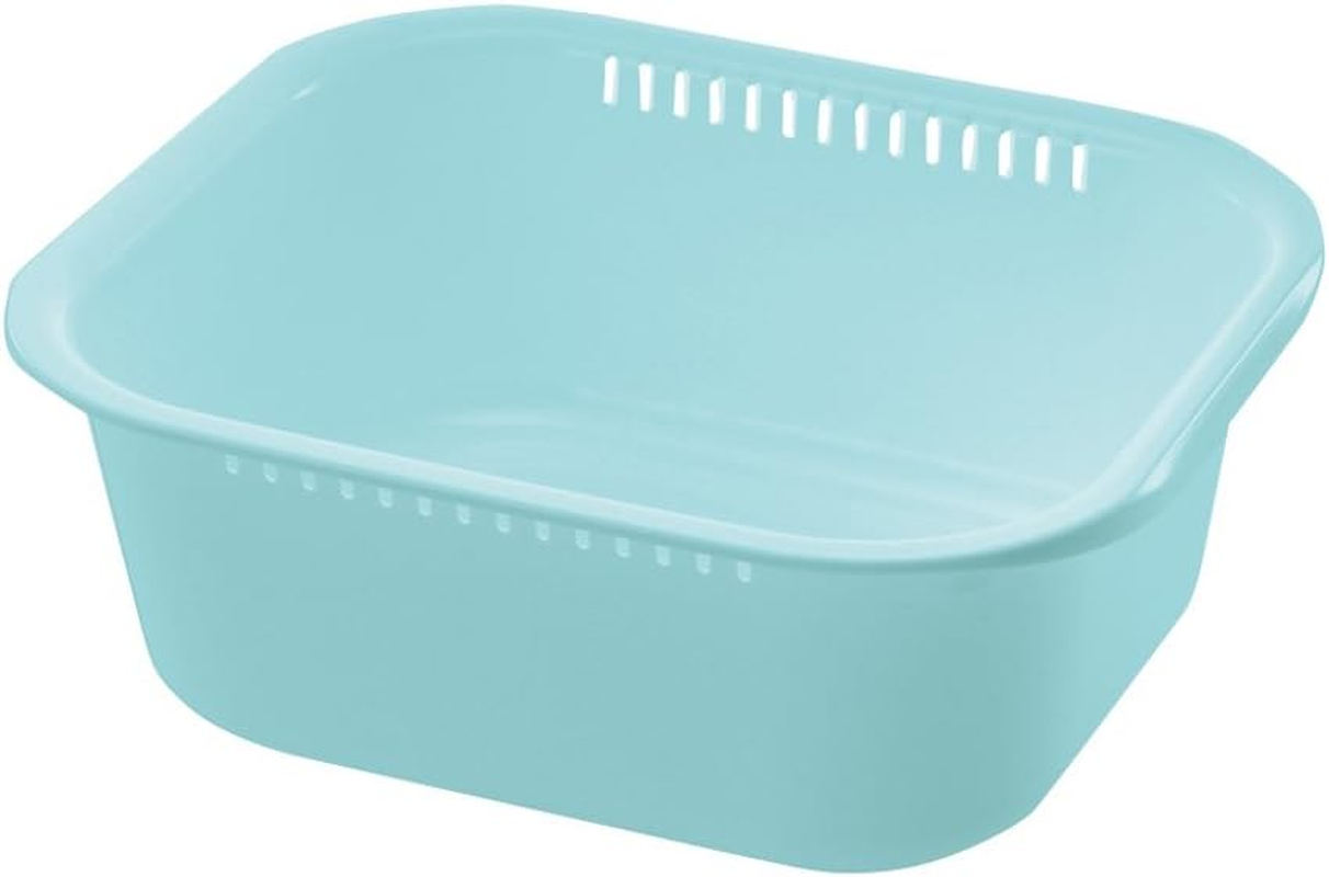 Richell Shelley Wash Tub K-Type Mint Blue 7100Ml image number 1