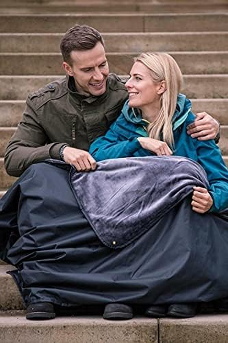 HEAT HOLDERS Outdoor Blanket + Waterproof Backing 142CM X 152CM Antique Silver image number 3