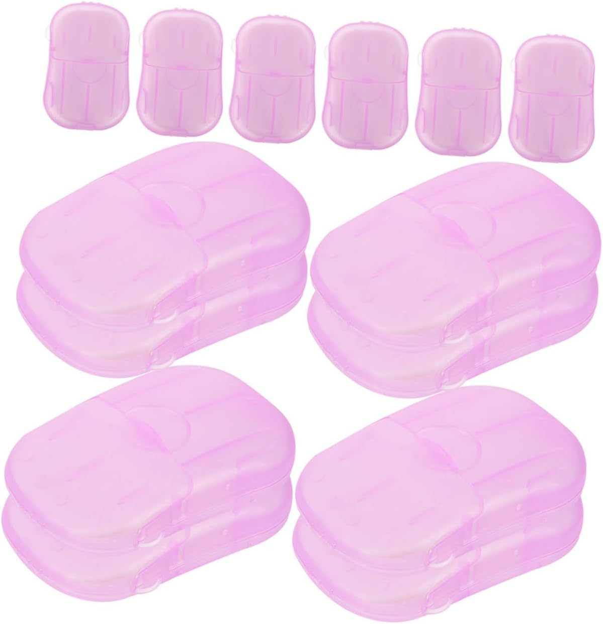 KOMBIUDA Lightweight Soap Slices Portable Travel Soap Sheets Safe Refreshing Hand Wash