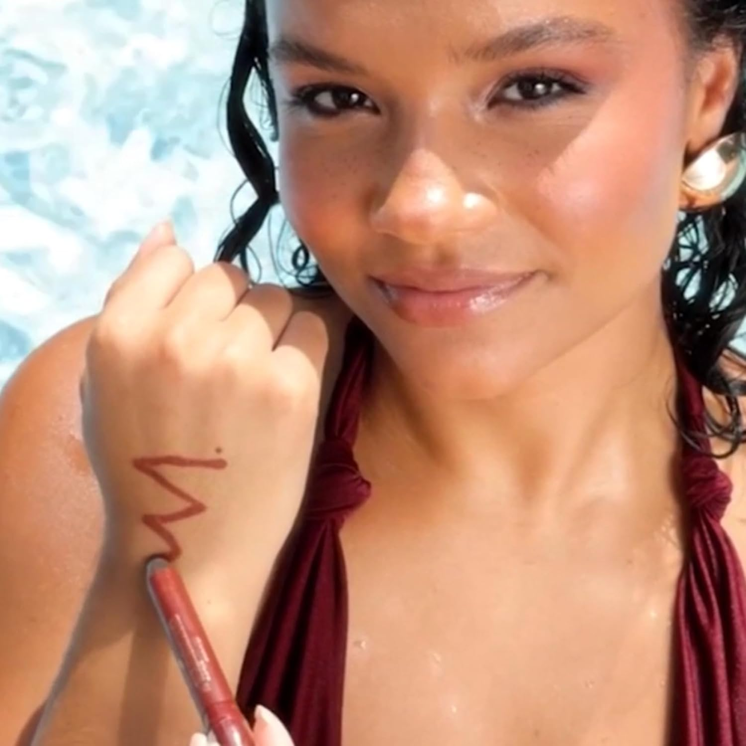 FLYTIN Shadow Liner 2-In-1 Eyeliner & Eyeshadow, Waterproof, Smudge-Proof Duo Eyeshadow Stick with Smudge Brush, Duo Stick for Effortless Smoky or Natural Eye Makeup (5.6) image number 6