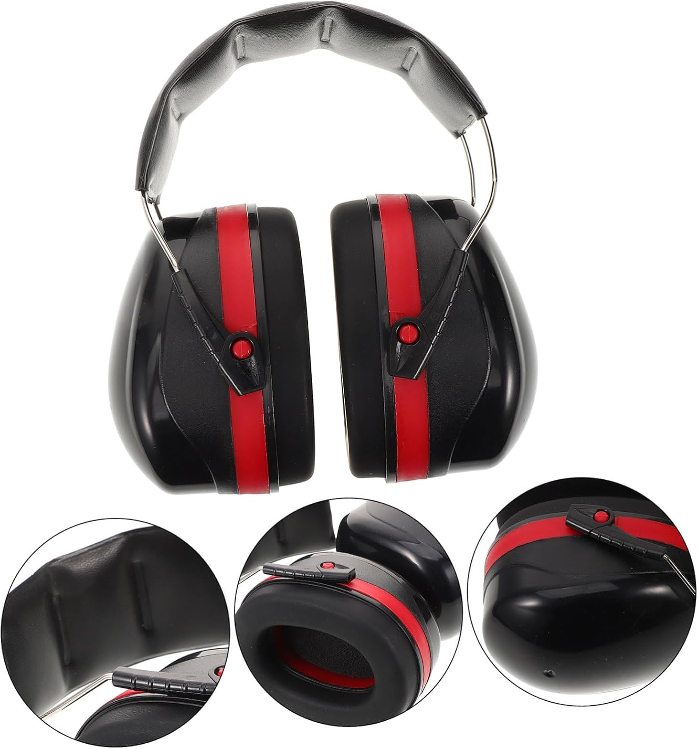 HIAKDOFT Noise Reduction Drum Set Headphones for Soundproof Earmuffs with Noise Attenuation Breathable Abs Sponge Ear Protection for Indoor Outdoor Use image number 4