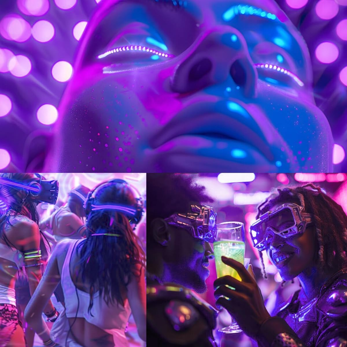 Tesfish UV LED Strip, 5V USB 3M Black Light Ribbon with Switch SMD 2835 395Nm-405Nm IP65 Waterproof Total 180 Leds Strip Light for Bar, Halloween Party, Club, Decoration - 5 V Usb image number 2