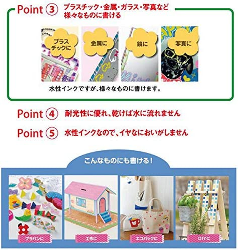 Posca Paint Marker Extra Fine Point (PC-1M,PC-1ML) 28 Colors FULL RANGE Bundle Set Uni Mitsubishi Poster Colour ALL COLOR Marking Pen Loconeko Original Manual Set image number 6