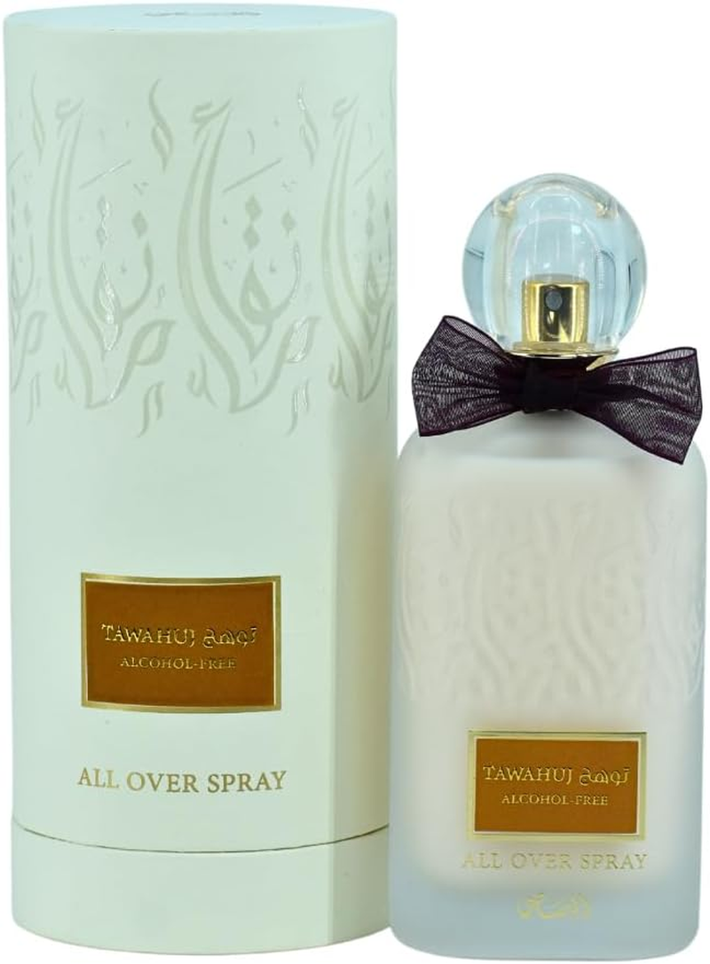 RASASI Tawahuj All over Spray 100ML (3.4 Oz) Floral, Vanilla and Sensuous Amber. image number 1