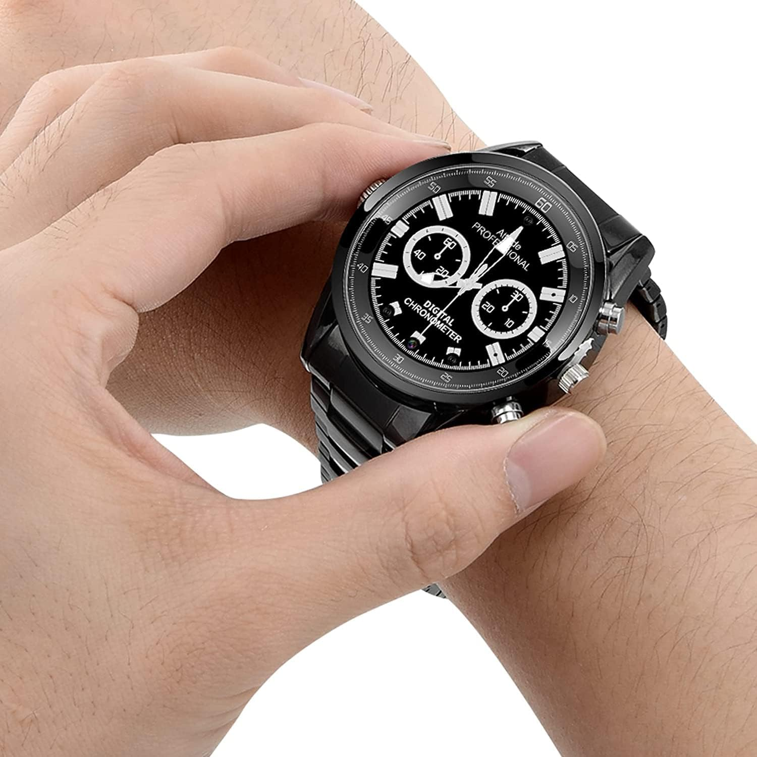 Menborn Compact Camera Spy Camera Clock Type Infrared Motion Detection Camera 32 GB image number 1