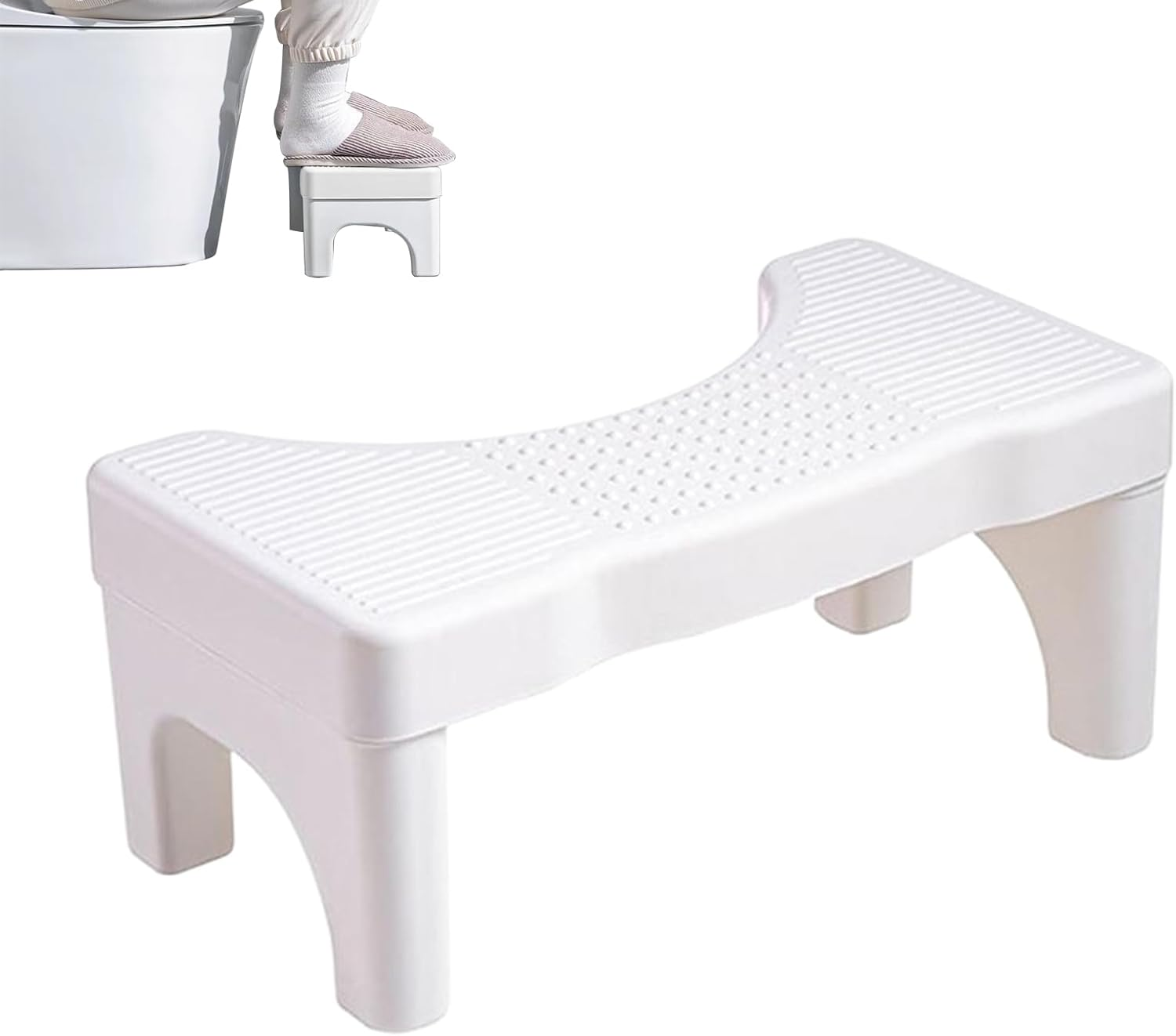 Poop Stool,Potty Squatty Stool for Adults | Non-Slip Step Space-Saving Tools, Potty Training Footstool for Squatting Posture, Kids, Elderly, Adults image number 5