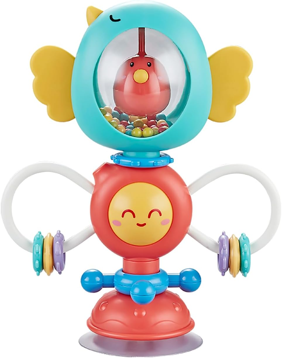 The Bird Rattle Highchair Toy(Green) image number 1