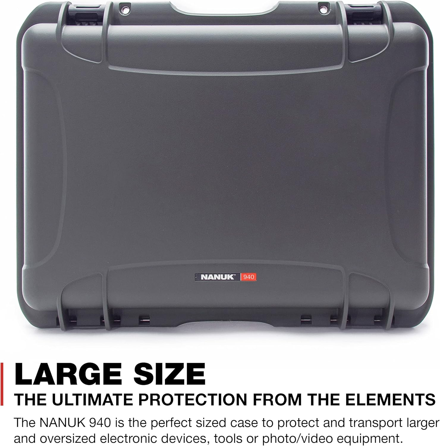 Nanuk 940 Waterproof Hard Case with Foam Insert - Graphite (940-1007) image number 5