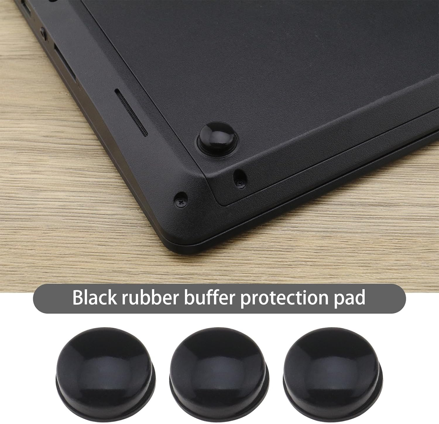 Emsea 48PCS Bumper Pads Self-Adhesive Noise Dampening Rubber Feet Silicone Cushions Pads Buffers for Keyboard Laptops Cabinet Door Toilet Vase Electronic Products image number 6