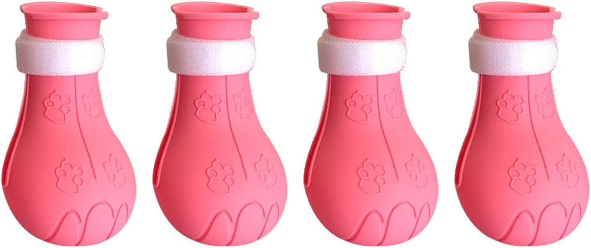 Anti-Scratch Cat Shoes Boots, 4Pcs Pet Scratch Deterrent Booties, Silicone anti Scratch Cat Feet Covers, Silicone Pet Anti-Scratch Shoes image number 4
