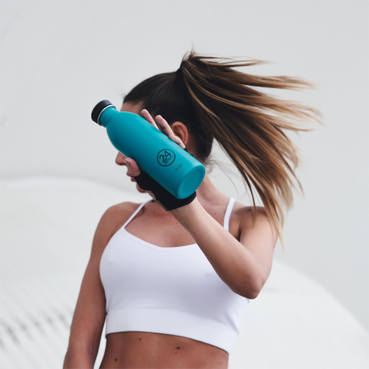 24Bottles Urban 1L/500Ml/250Ml Water Bottle, Drinking Bottle with 100% Density Closure, Eco Bpa-Free Stainless Steel Drinking Bottles with Italian Design [Non-Thermal, Ultralight] image number 6