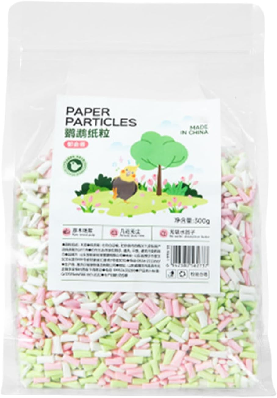 Bird Cage Litter - Natural Small Animal Bedding for Parrots | Low Dust Soft Wood Shavings | Odor Control Paper Supplies for Bird Cage, Guinea Pig Accessories Bedding for Healthy Clean Pet Habitat image number 2