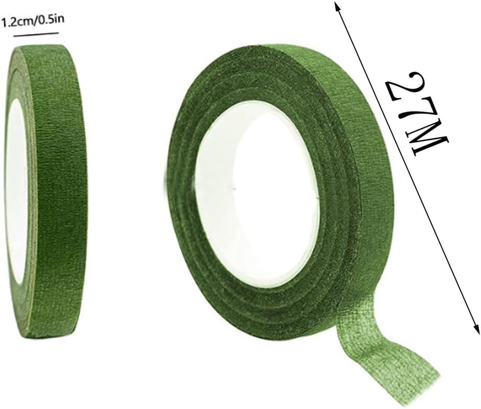 ARMASTUSE Craft Tape Floral Adhesives,6 Rolls Floral Tape for Bouquets,Floral Tapes,Wedding Florist Craft Stem Wrap Floral Paper Tape for Floral Crafts image number 1