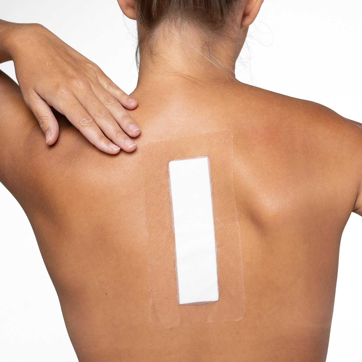 MEDSTOCK Transparent Island Dressing, 10CM X 20CM, 50 Count, Waterproof Dressing, Polyurethane Coat, Highly Breathable, Medical Grade, Acrylic Adhesive, Waterproof, Wound Monitoring and Healing image number 2