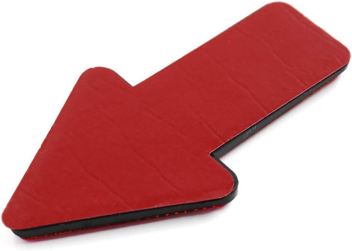 Car Reflective Sticker Red Arrow Shape Vehicle Car Reflector Strips Pack of 4