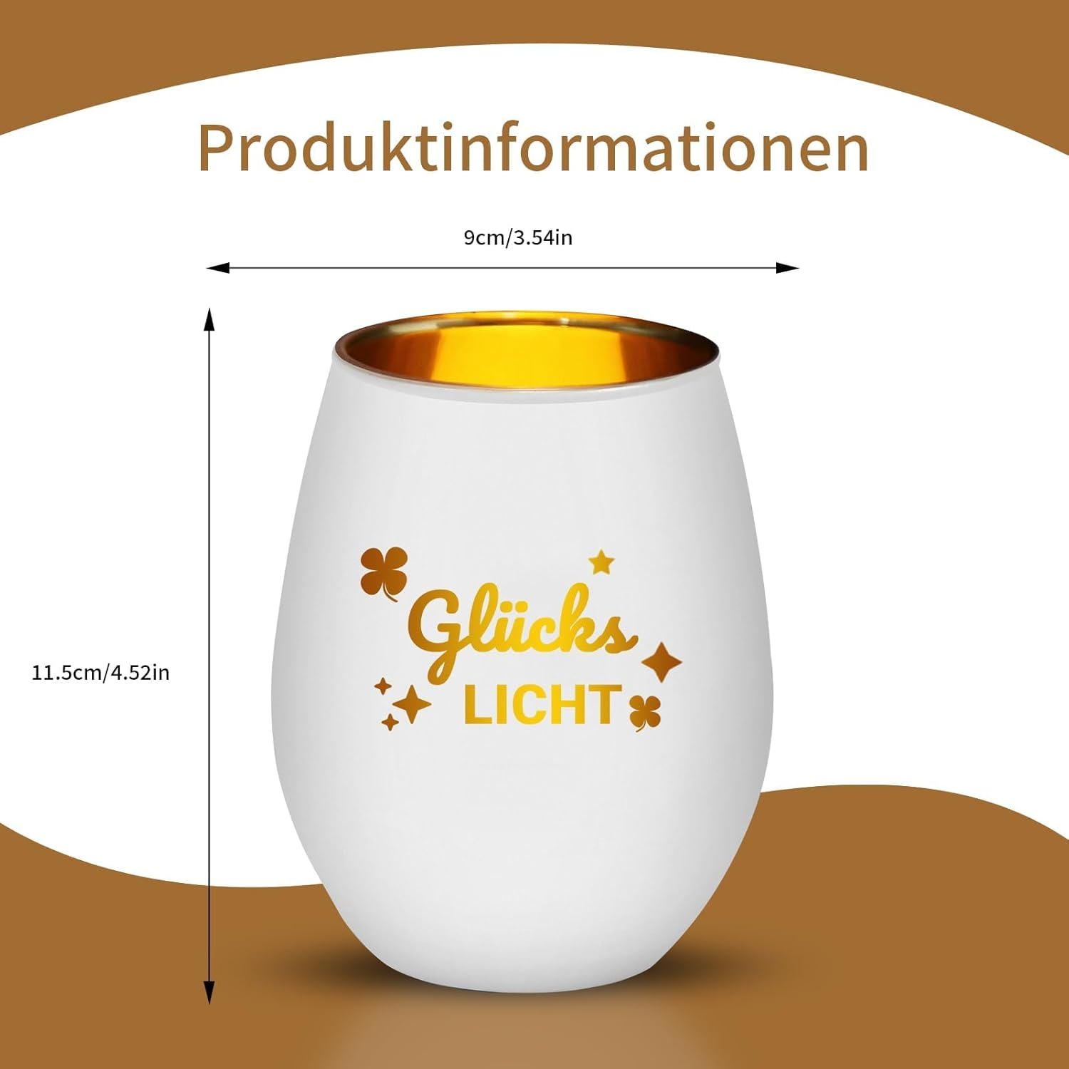 Lucky Light Tea Light Lantern with Engraving, Gifts for Women Lucky Light image number 1