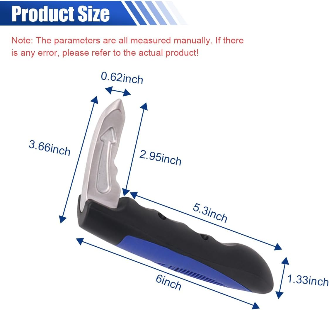 Car Handle Assist, Multifunction Auto Door Assist Handle, Car Door Assist Support Handle for Elderly and Handicapped, Window Breaker Emergency Tool, Grab Bar Handle (Blue 2 PCS) image number 2