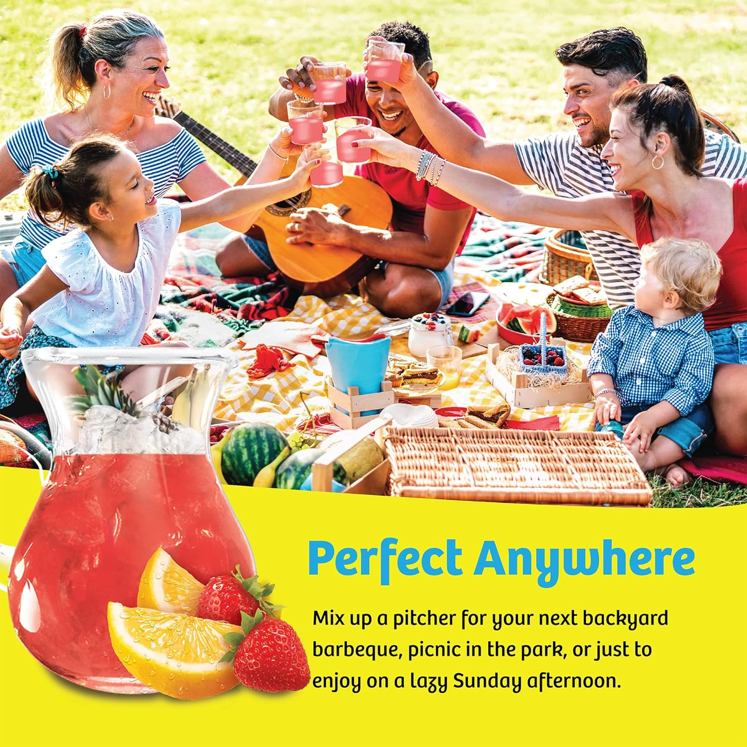 Wyler'S Light Pitcher Packs, Water Drink Mix, Strawberry Lemonade, 6 Boxes (36 Pitcher Packets) image number 4