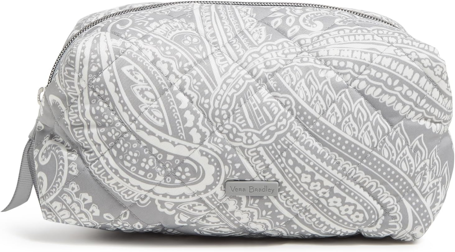 Vera Bradley Performance Twill Medium Cosmetic Makeup Organizer Bag