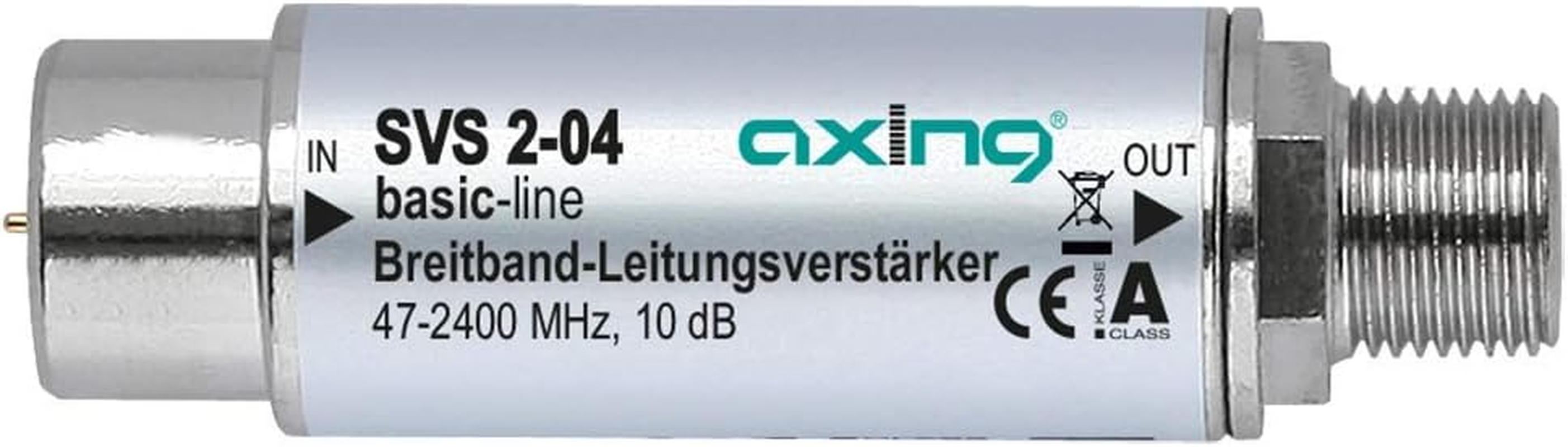 Axing SVS 2-04 Broadband Inline Amplifier 10 Db Satellite and Terrestrial (47-2400 Mhz) image number 3