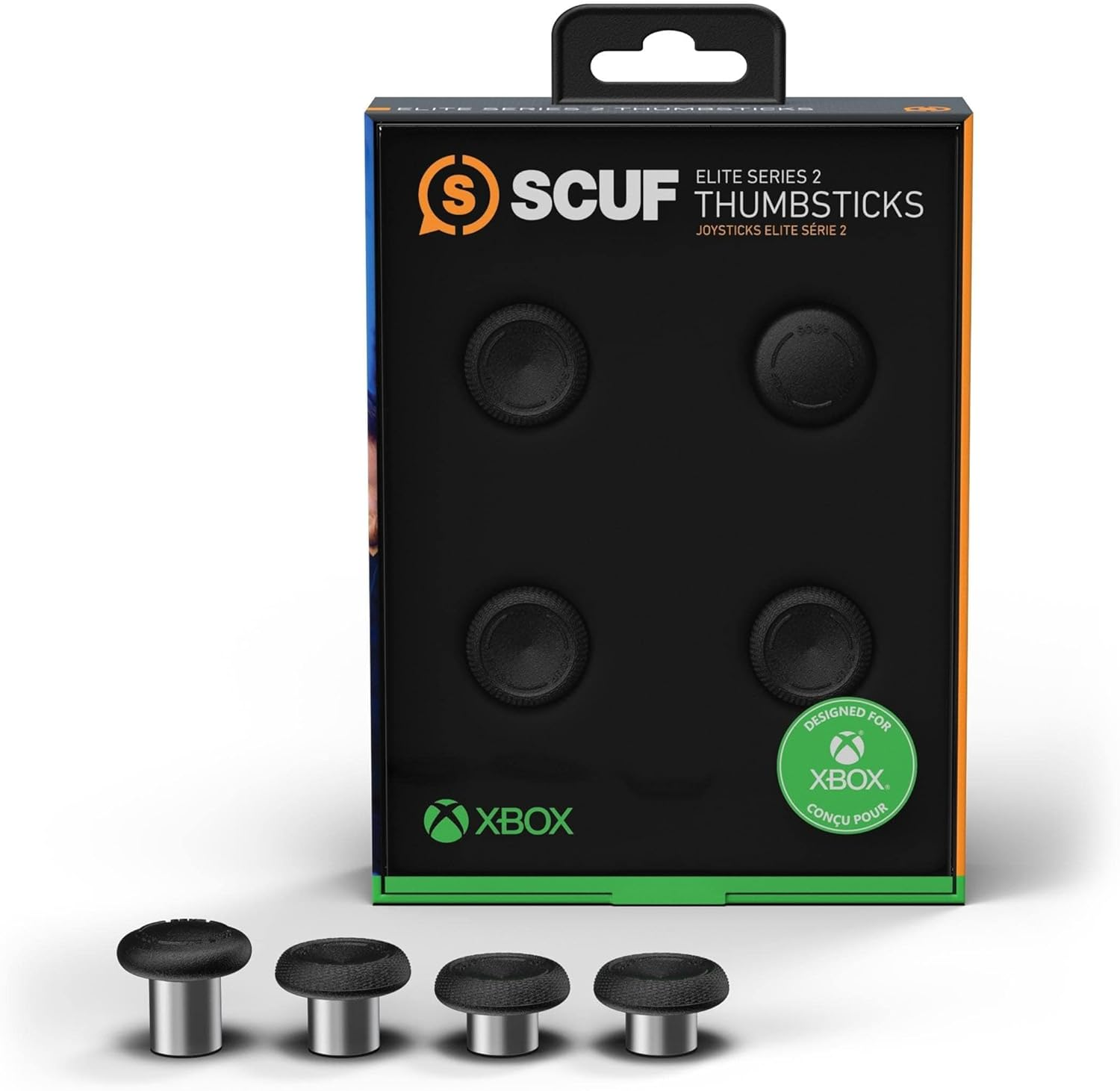 SCUF Elite Series 2 Thumbsticks for Xbox Elite Series 2 | 4-Pack &ndash; Black image number 3