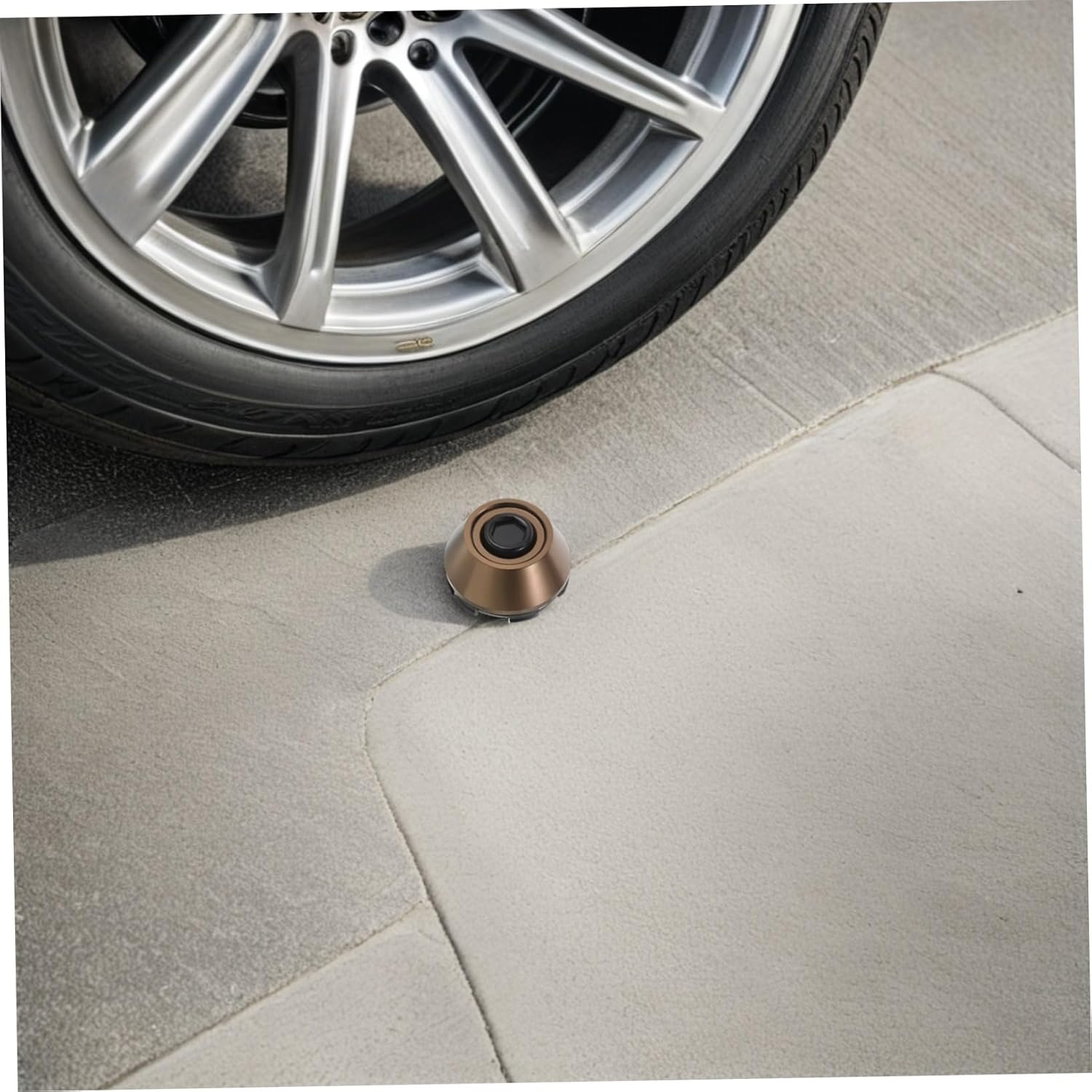 INOOMP Aluminum Alloy Wheel Hubcaps Center Cover for Racing Cars Hub Protector Easy Install Car Wheel Center Cap Accessory image number 1