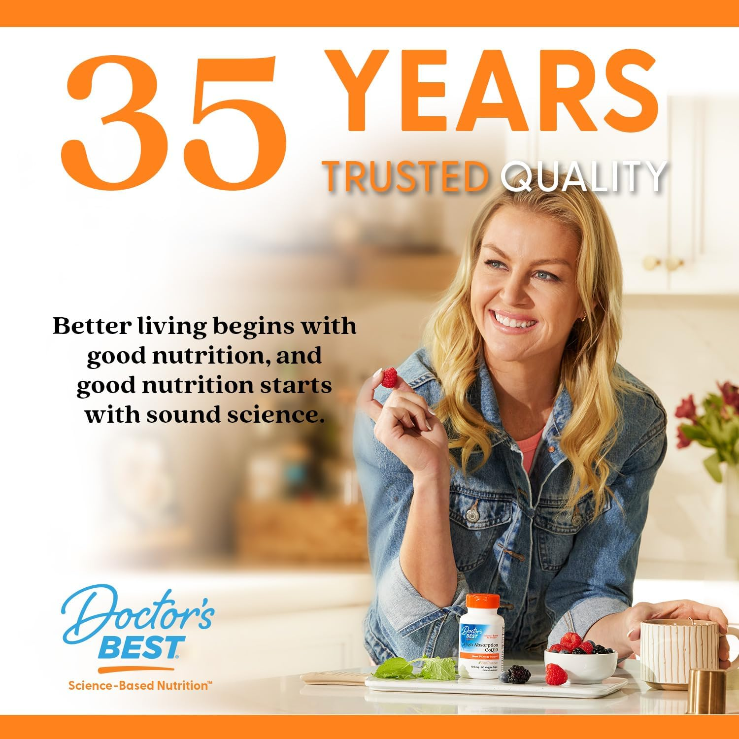 Doctor'S Best Curcumin from Turmeric Root, Non-Gmo, Gluten Free, Soy Free, Joint Support, 500Mg Caps with C3 Complex & Bioperine, 120 Veggie Caps image number 5